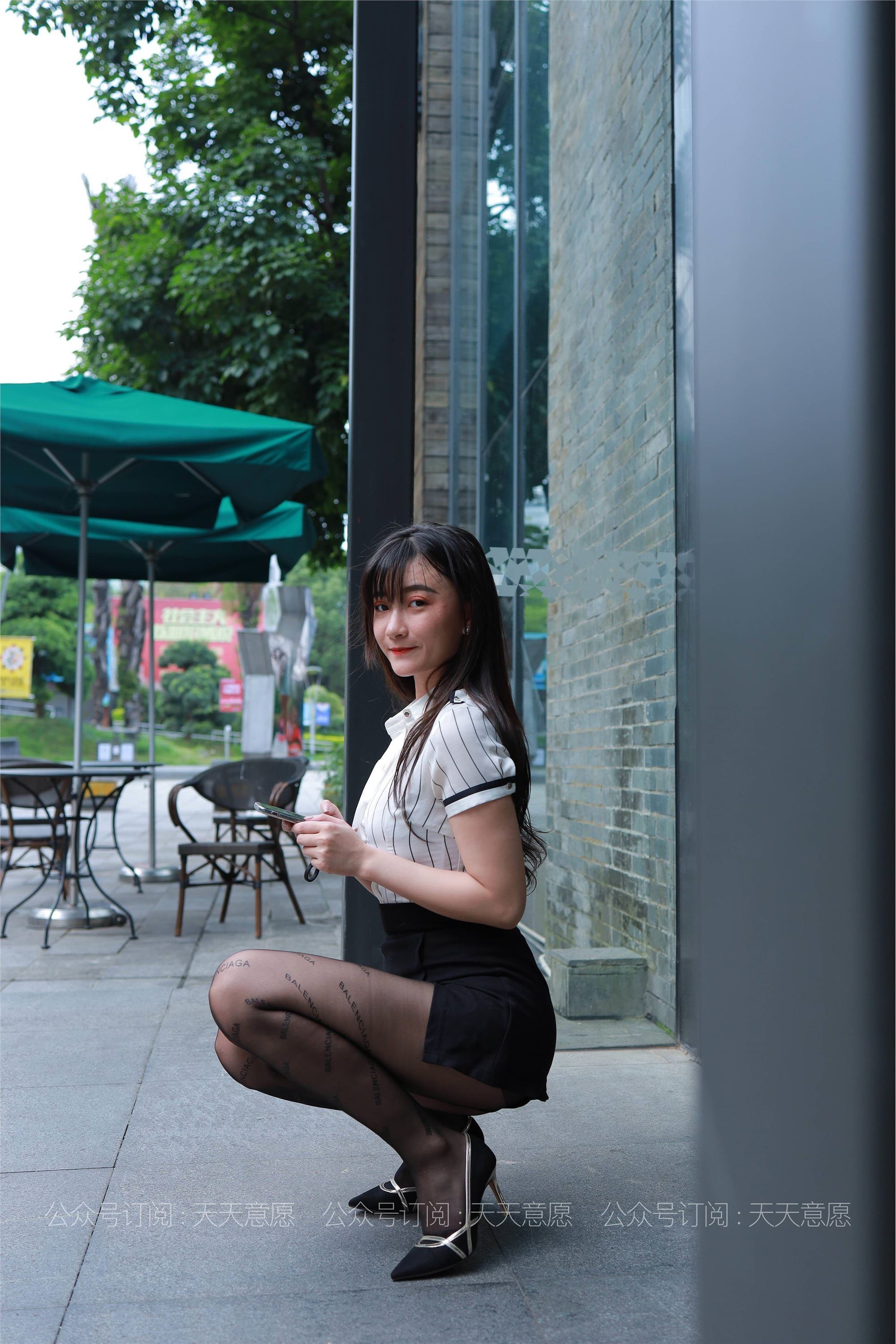 IESS异思趣向  2021.06.18 丝享家836：秋秋《字母黑丝》